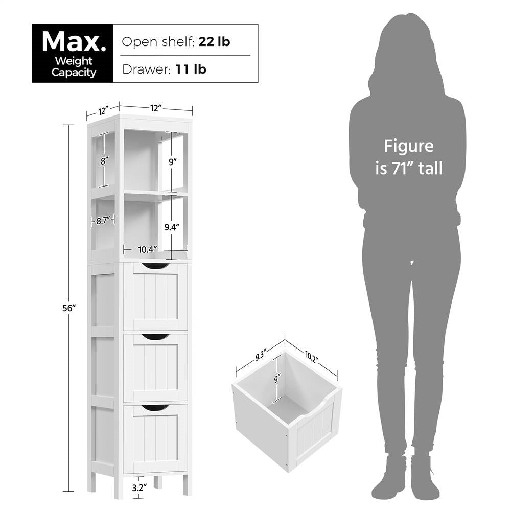 Bathroom Cabinet Tower