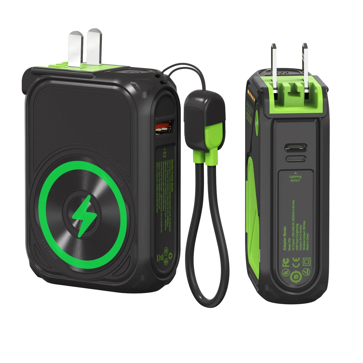 Magnetic Wireless Power Bank USB Type-C