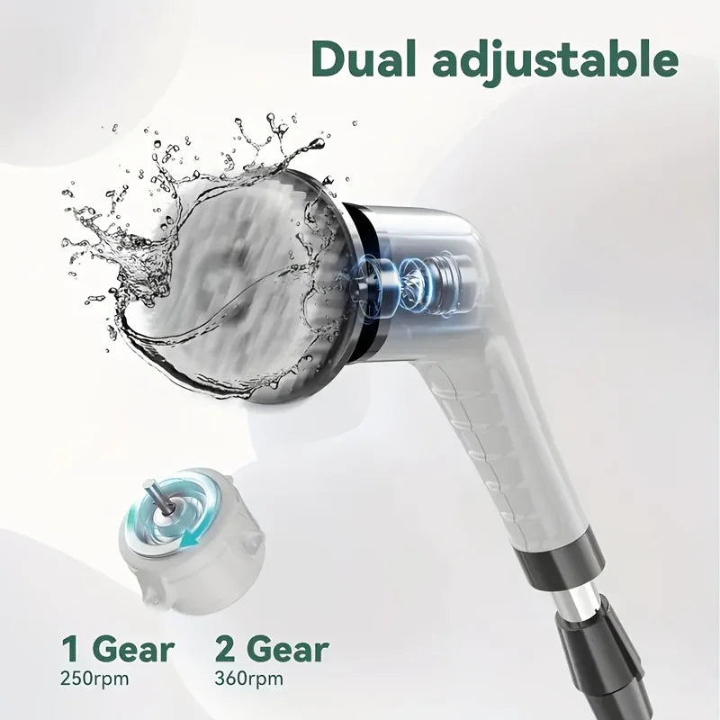 9-in-1 Cordless Electric Spin Scrubber