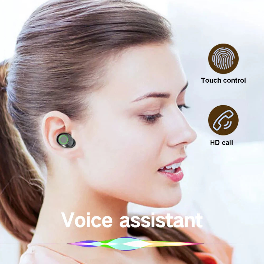 Wireless Bluetooth Stereo Headphones HiFi Music Earbuds