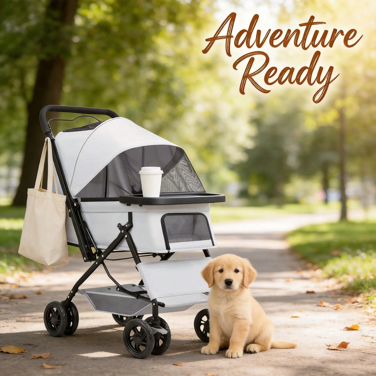 Pet Cart for Small Medium Dogs Cats
