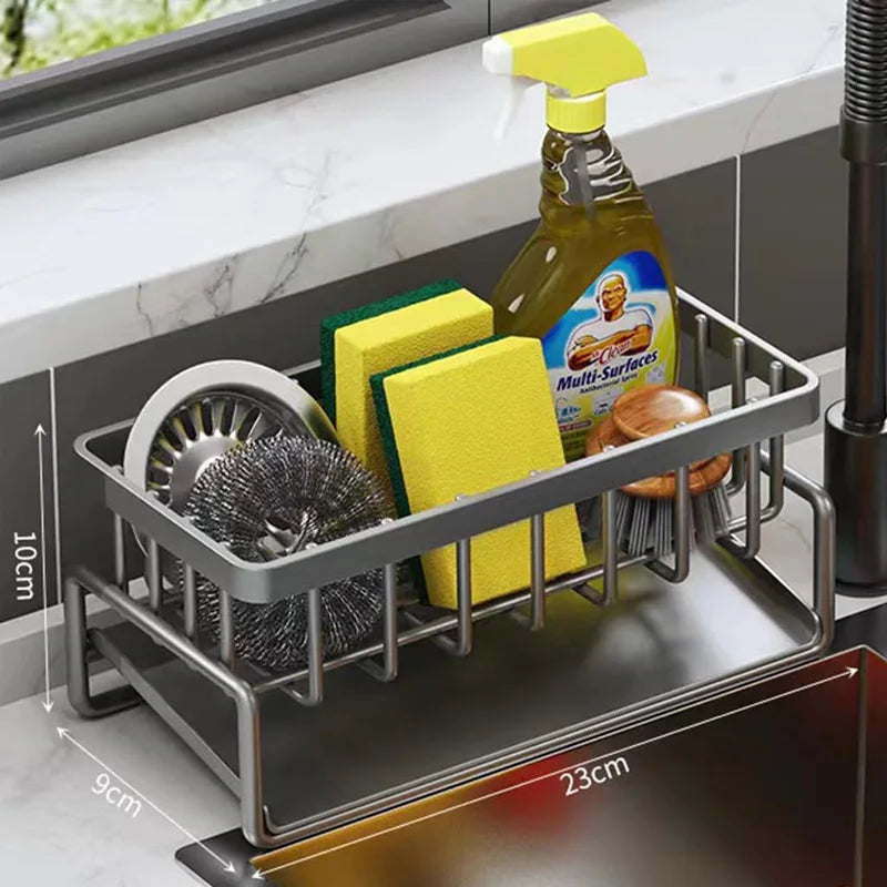Kitchen Sink Organizer Carbon Steel Storage Rack