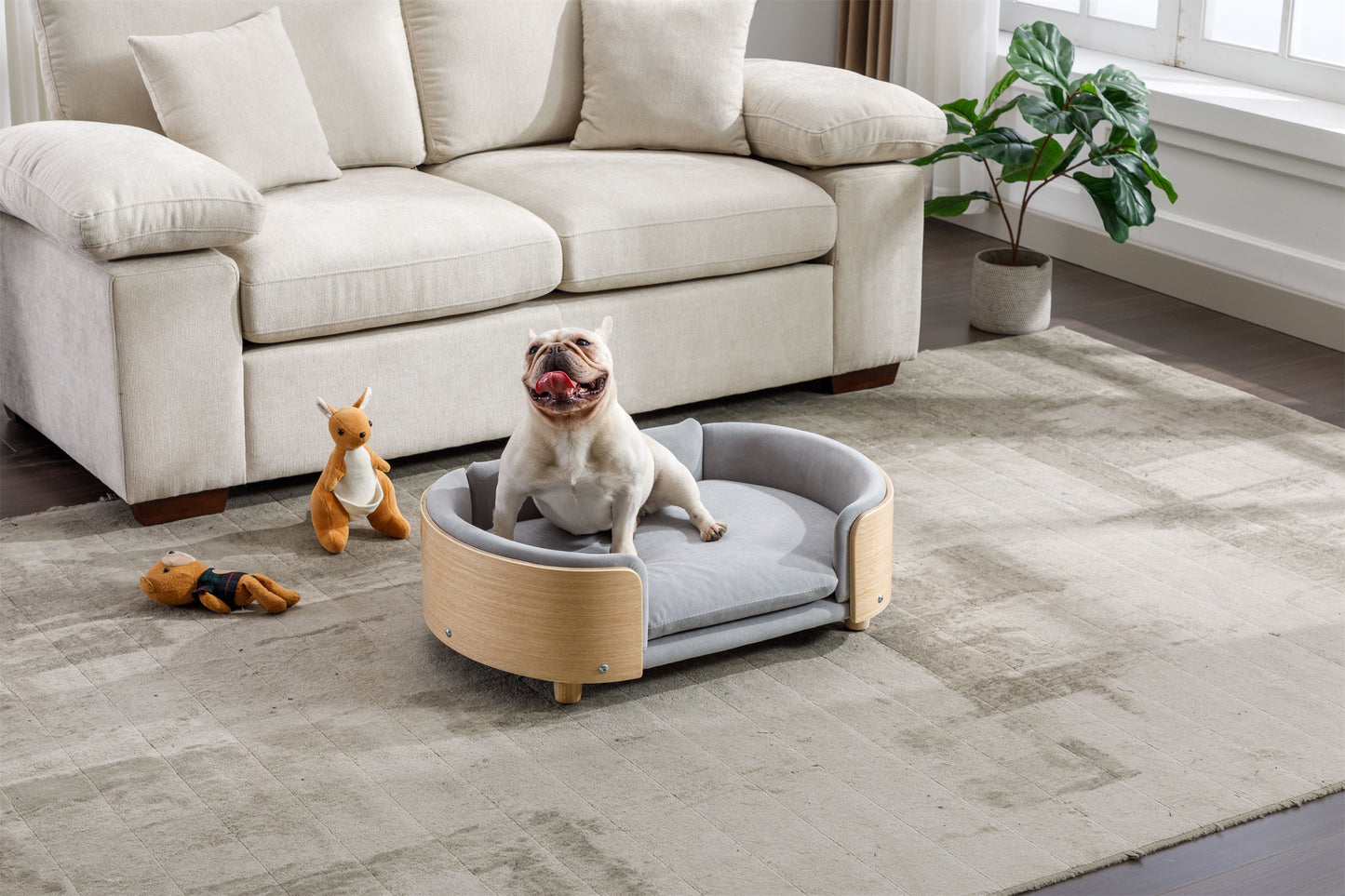 Scandinavian Style Elevated Dog Bed