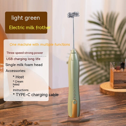 Rechargeable Electric Egg Beater & Milk Frother