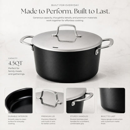 4.5-Qt. Stock Pot With Lid