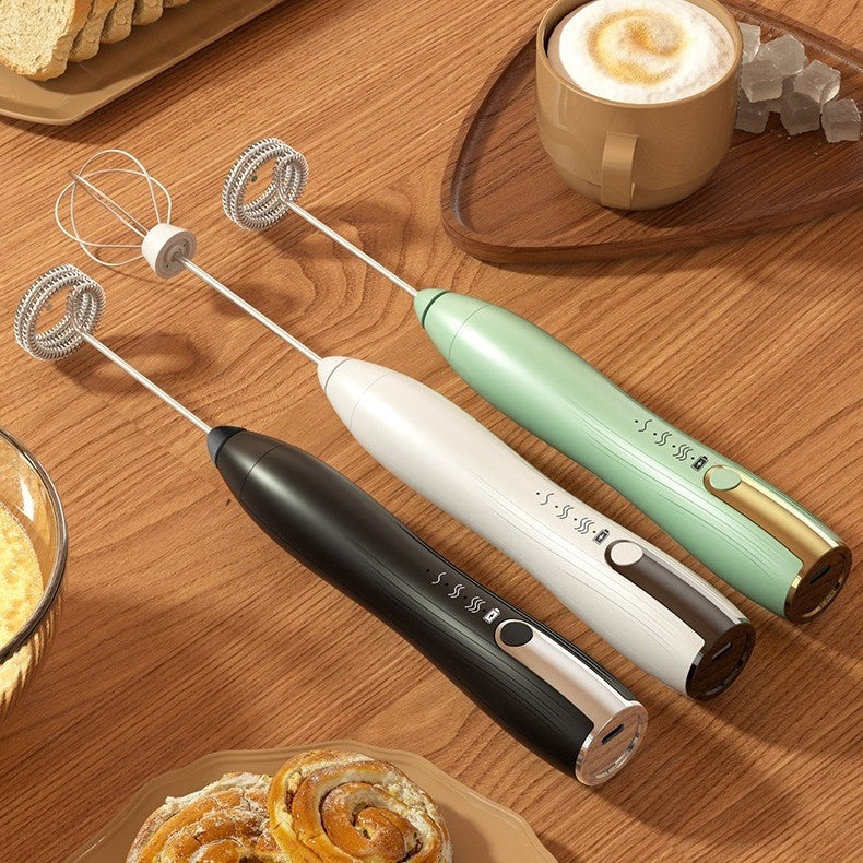 Rechargeable Electric Egg Beater & Milk Frother
