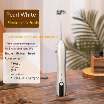 Rechargeable Electric Egg Beater & Milk Frother