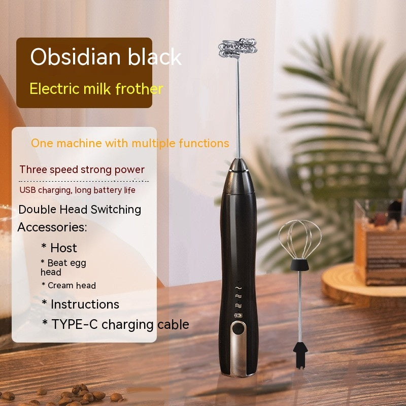Rechargeable Electric Egg Beater & Milk Frother