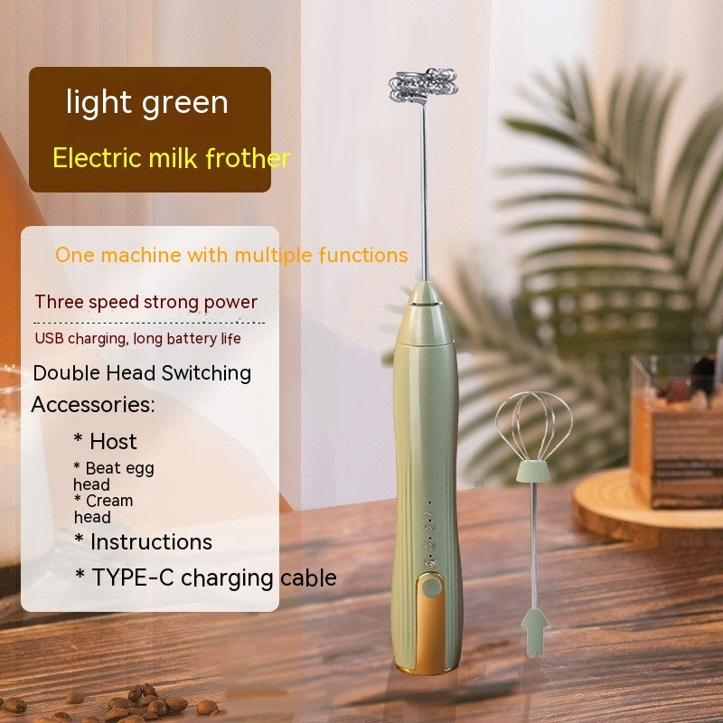 Rechargeable Electric Egg Beater & Milk Frother