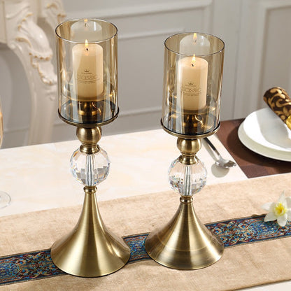 Dining Table Glass Candle Holder