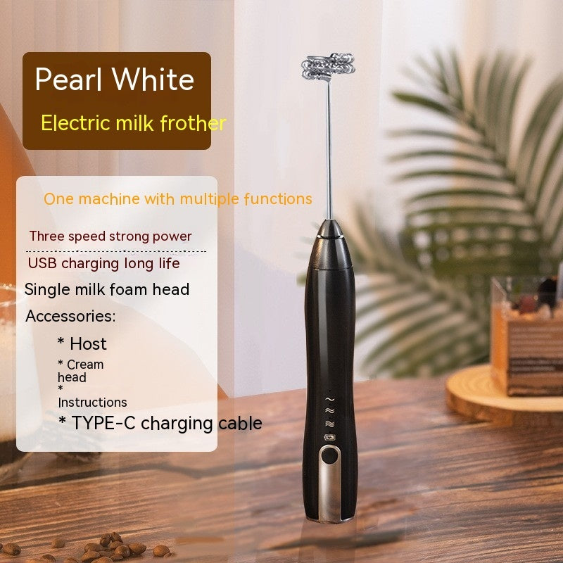 Rechargeable Electric Egg Beater & Milk Frother