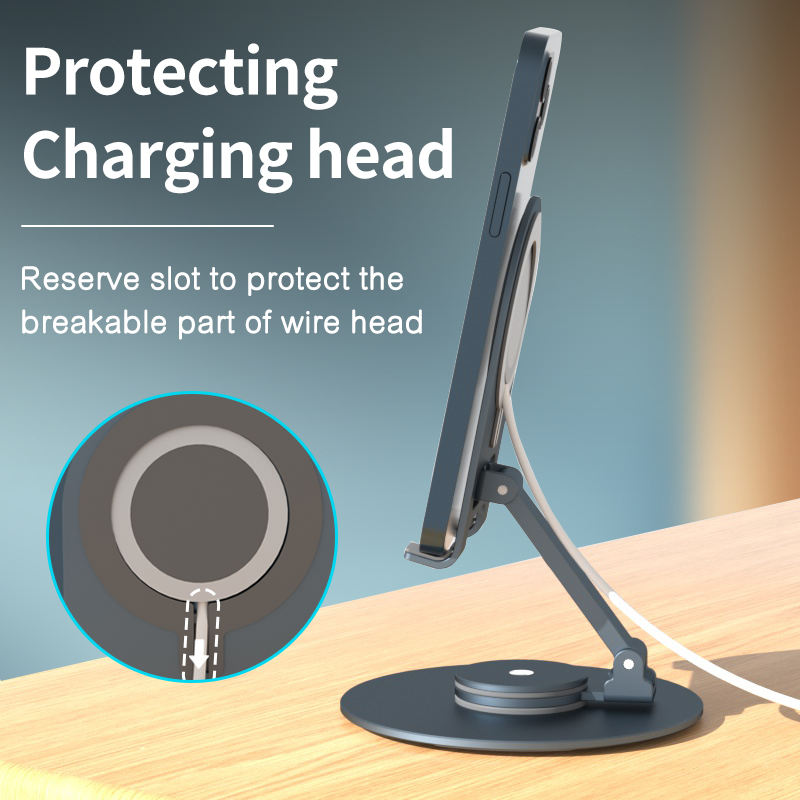 Wireless Charging Desktop Magnetic Phone Holder