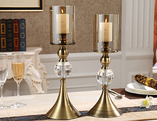 Dining Table Glass Candle Holder