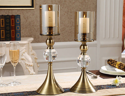 Dining Table Glass Candle Holder