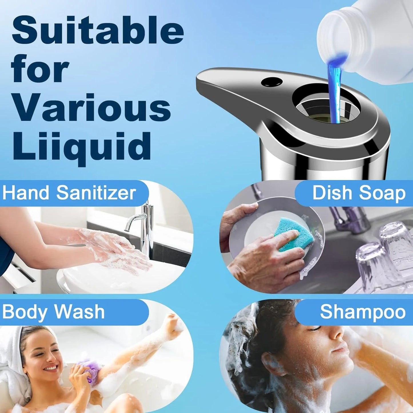 Automatic Touchless Liquid Soap Dispenser