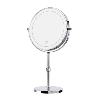 1x/10x Lighted Magnifying Tabletop Vanity Mirror
