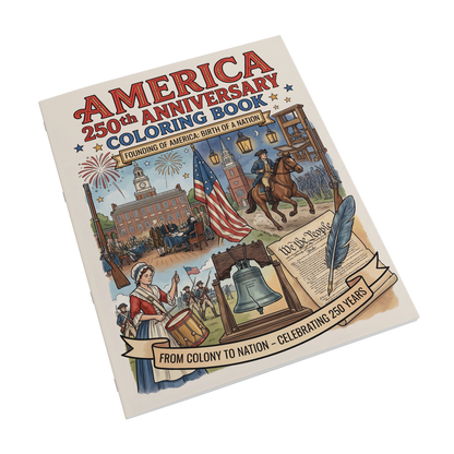 America 250th Anniversary Coloring Book