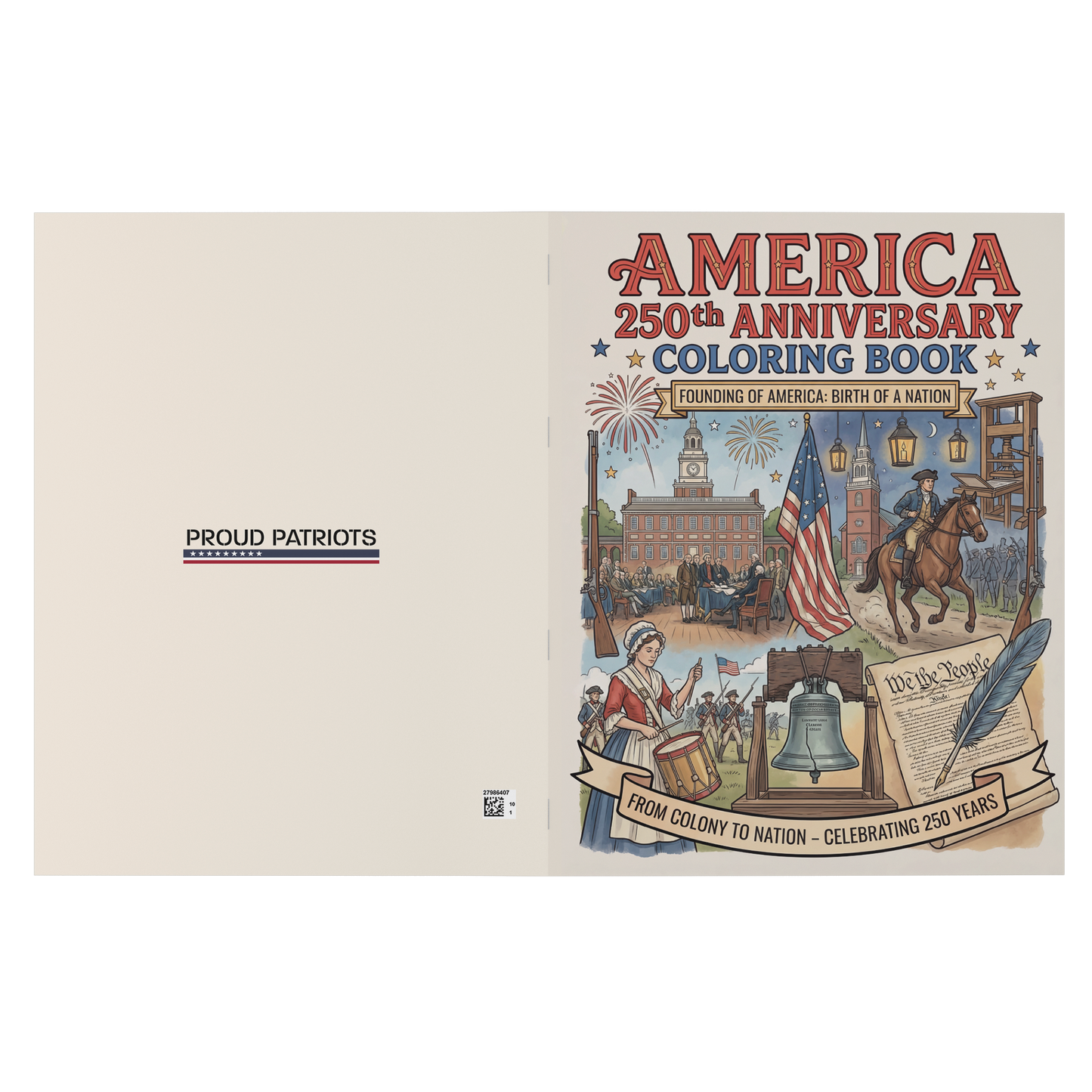 America 250th Anniversary Coloring Book