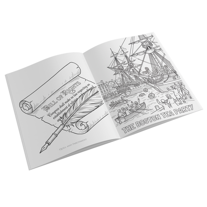 America 250th Anniversary Coloring Book