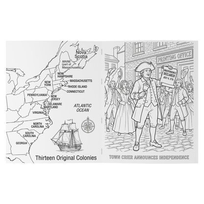 America 250th Anniversary Coloring Book