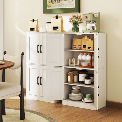 Bathroom Cabinet With Doors And Adjustable Shelves