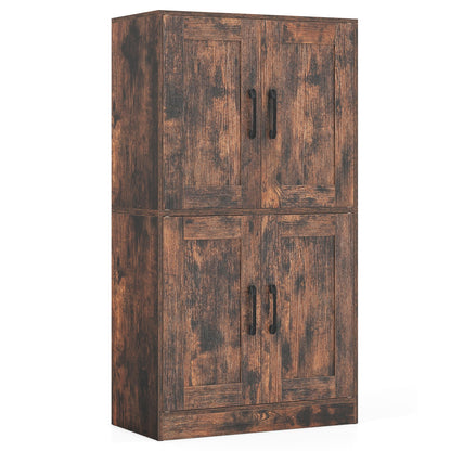 Bathroom Cabinet With Doors And Adjustable Shelves