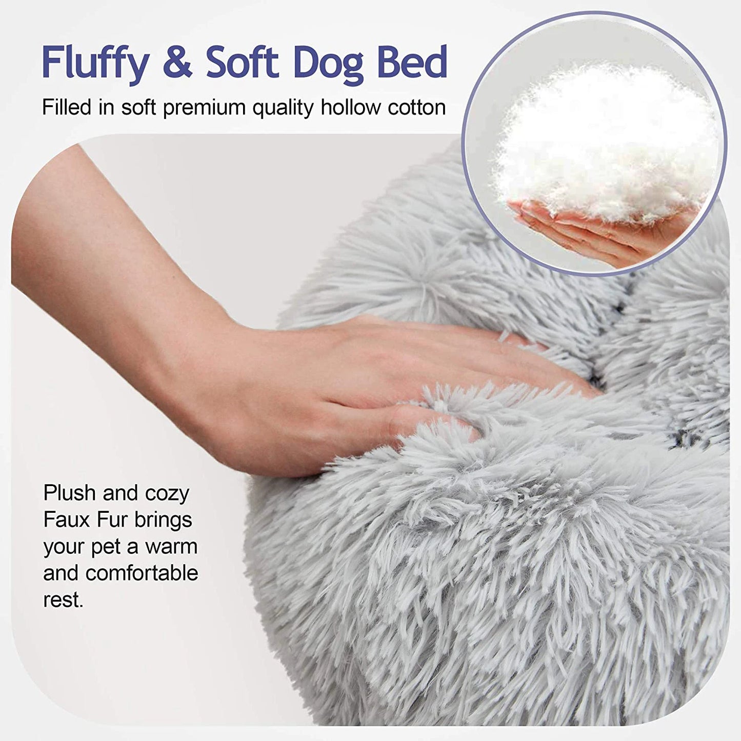 Donut  Pet Bed Warm Soft Plush