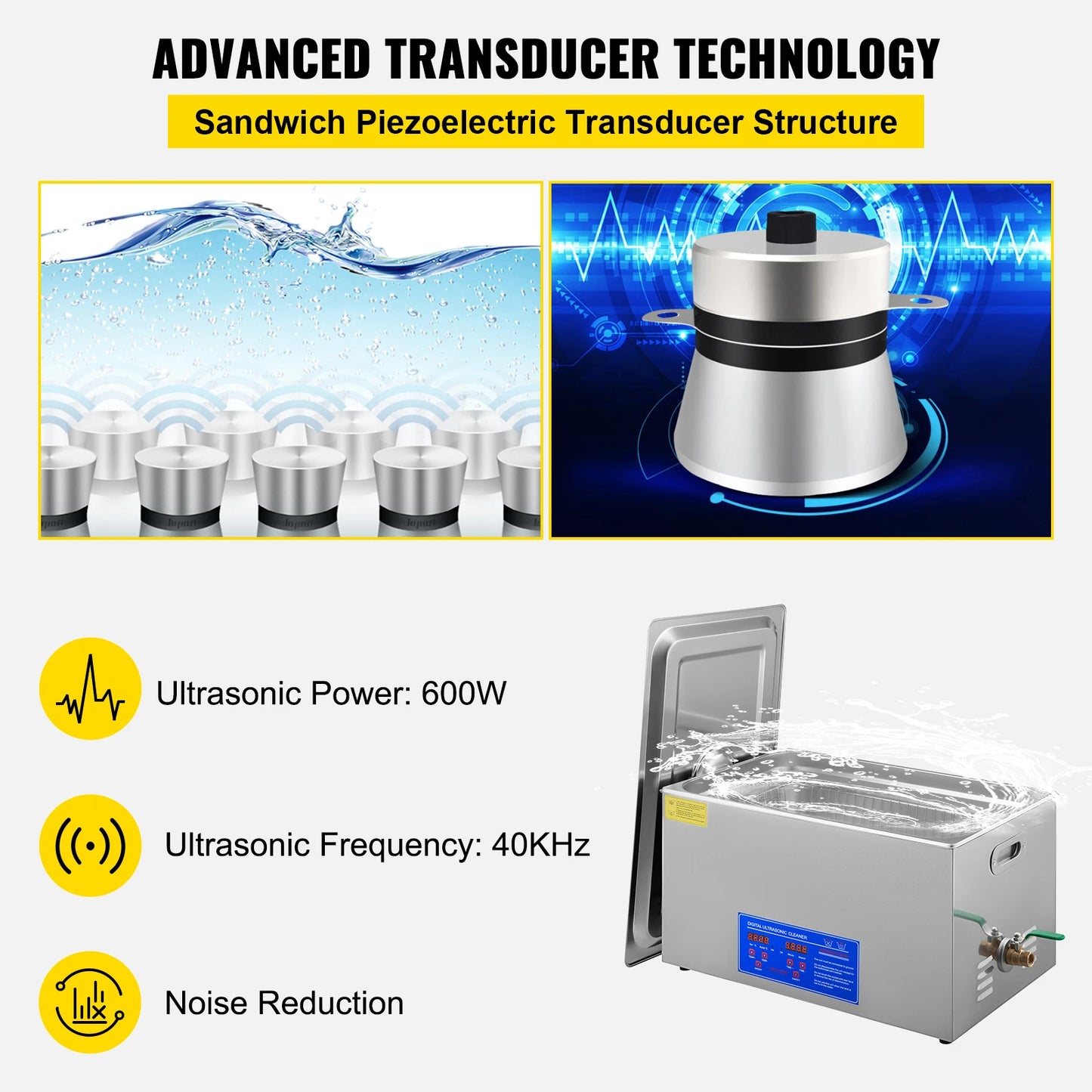 Ultrasonic Cleaner Portable Washing Machine
