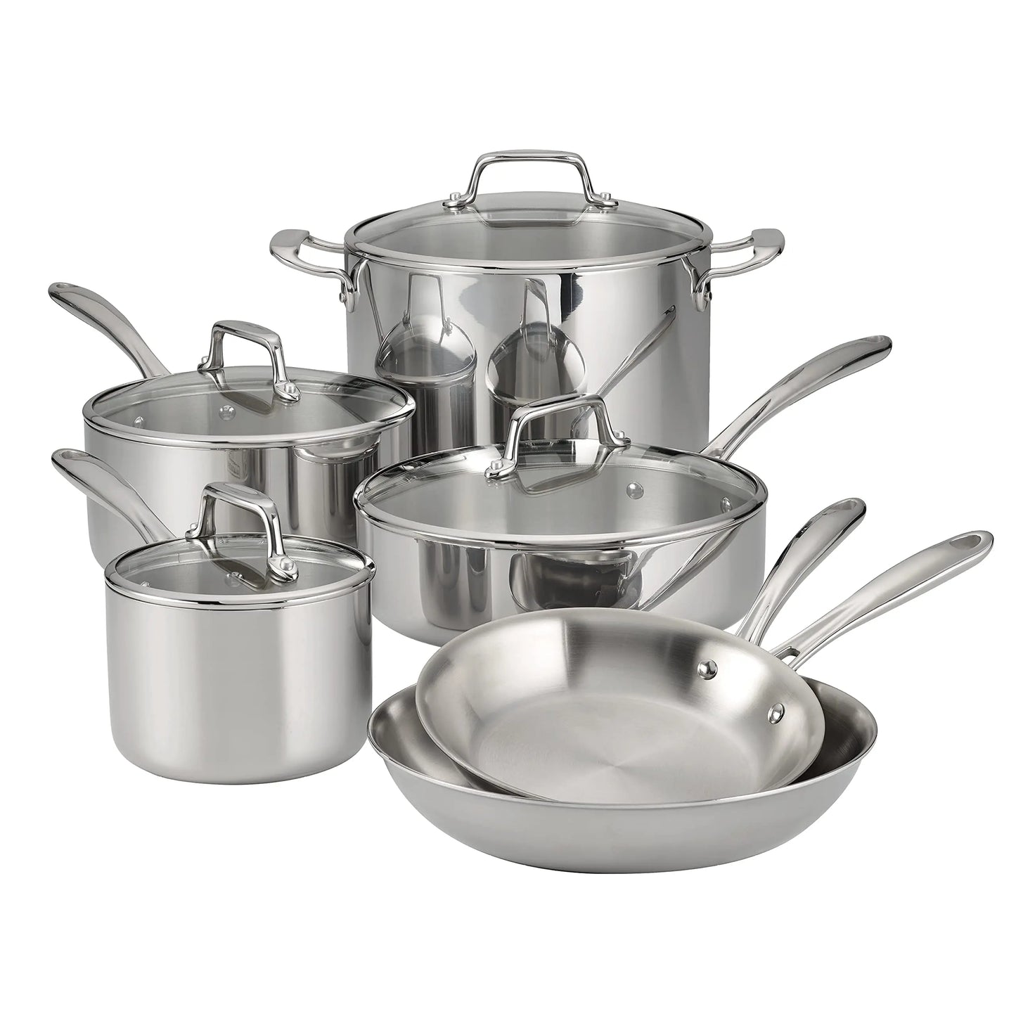 Tramontina Tri-Ply Clad Stainless Steel Cookware Set