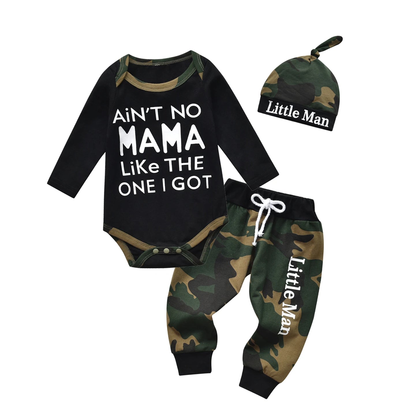 Newborn Baby Boy Clothes 3pcs Outfits