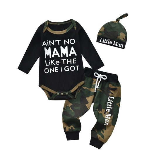 Newborn Baby Boy Clothes 3pcs Outfits