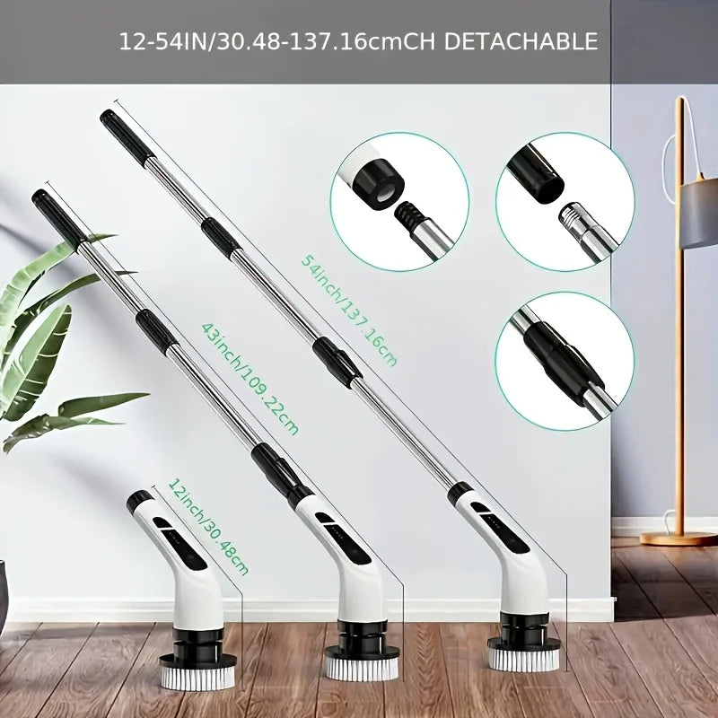 Electric Spin Scrubber 9-in-1 Cordless Rechargeable