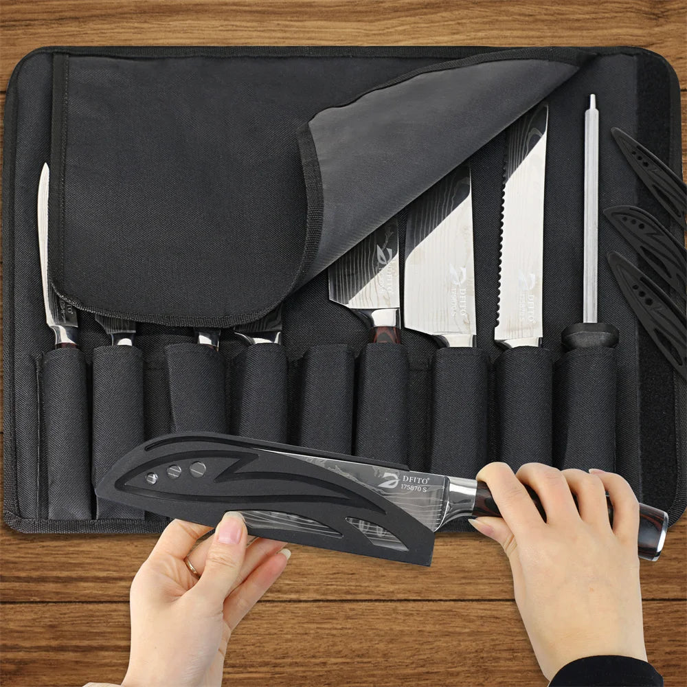 Kitchen Knife Set Damascus Stainless Steel