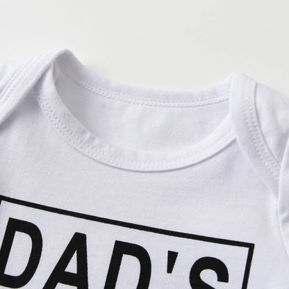 Baby Boy 3PCS Clothes Set Printed Bodysuit