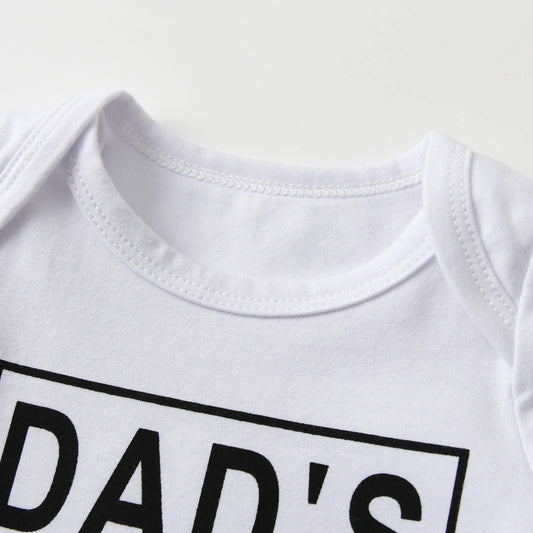 Baby Boy 3PCS Clothes Set Printed Bodysuit