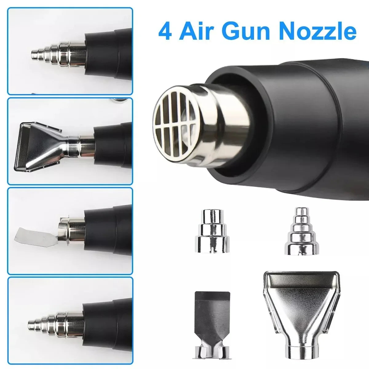 2000W Electric Heat Gun With LCD Display