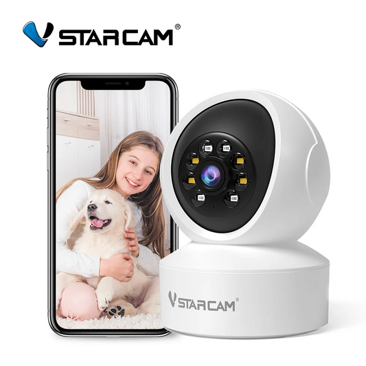 Indoor Security Camera 360° Color 2-Way Audio