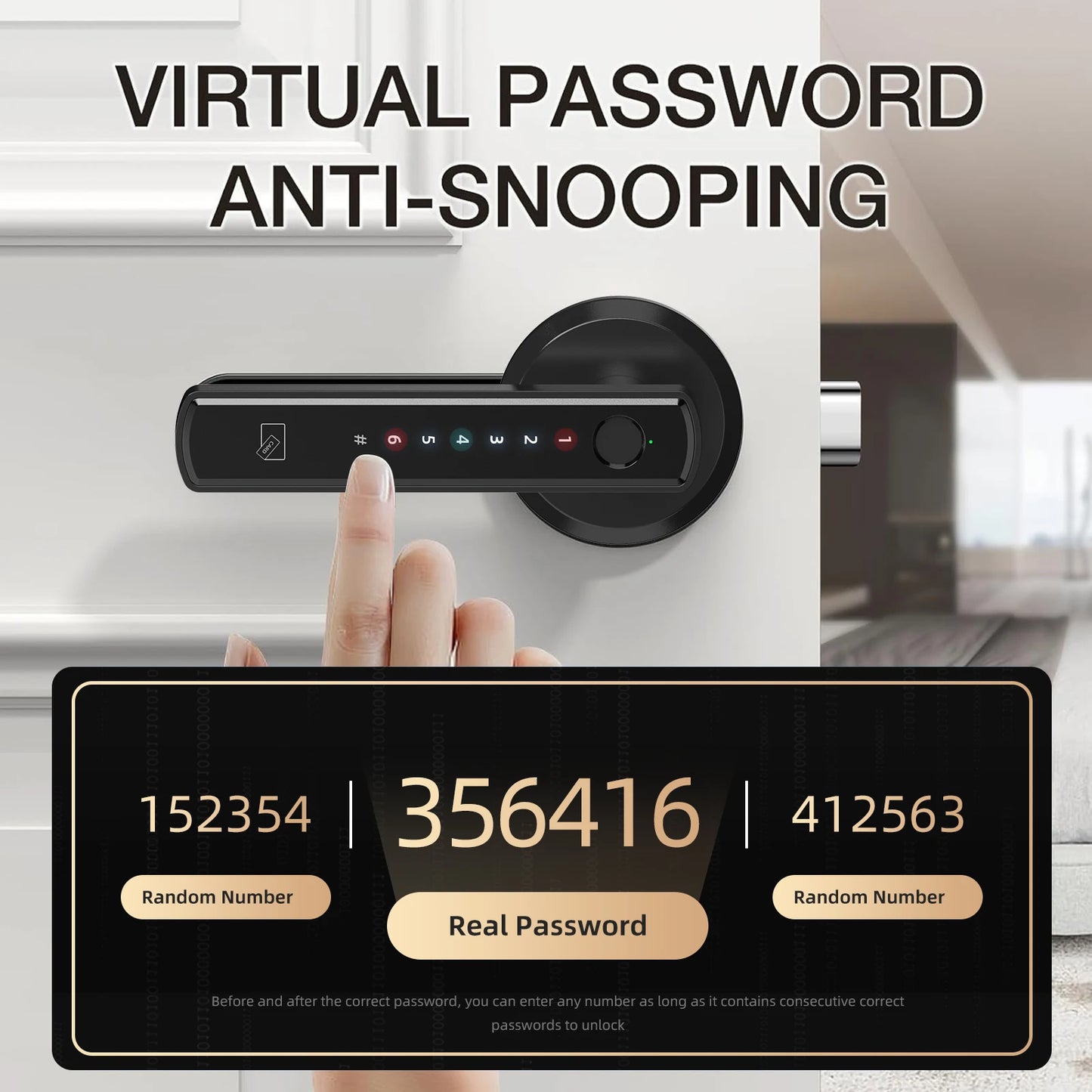 Smart Fingerprint App Control Electronic Door-lock