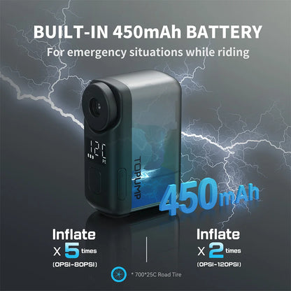 Electric Mini Portable Bike Cordless Tire Inflator