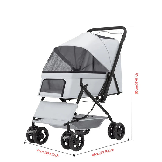 Pet Cart for Small Medium Dogs Cats
