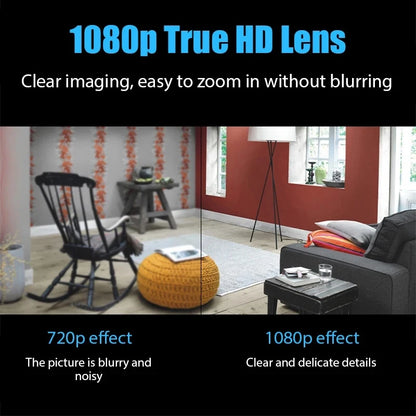 Mini WiFi Camera with Night Vision - Wireless Security