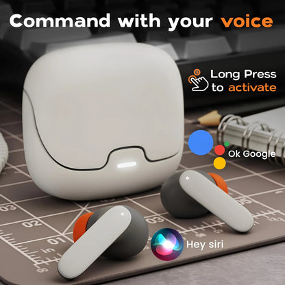 TWS Wireless Earbuds BT 5.4 Noise Reduction