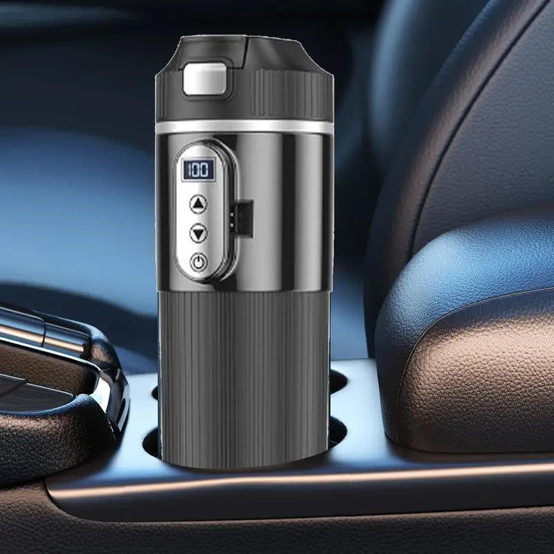 Heated Coffee Mug 12/24V Stainless Steel