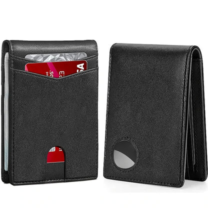 Wallets Carbon Fiber Leather Men Card Holder