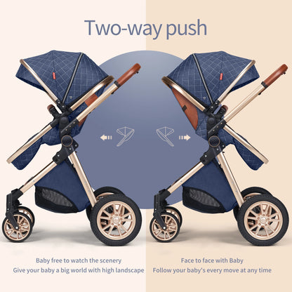 All-in-One Luxury Stroller Versatile 3-in-1