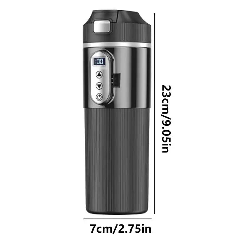 Heated Coffee Mug 12/24V Stainless Steel