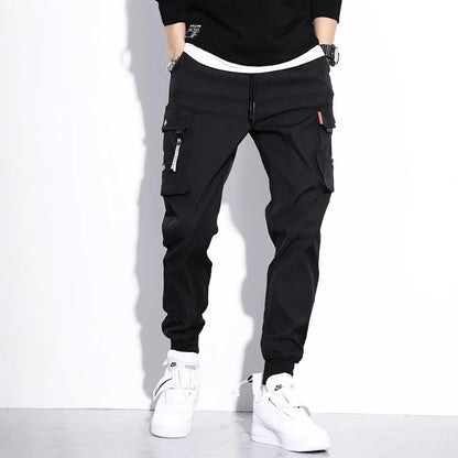 New Trendy Solid Color Cargo Pants