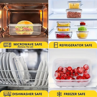 BPA-Free Food Storage Set - 24 Airtight Containers