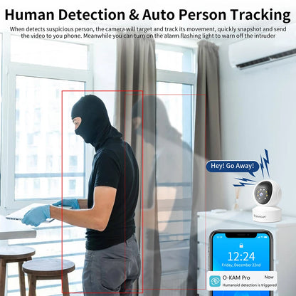 Indoor Security Camera 360° Color 2-Way Audio