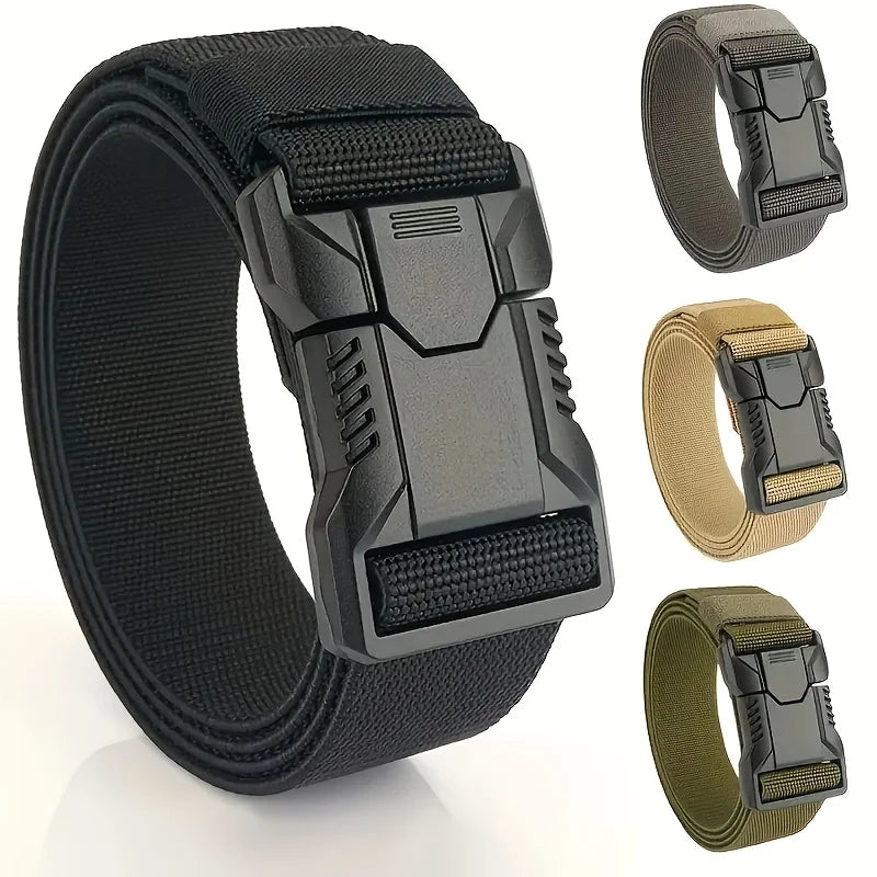 Men's multi-purpose belt with quick release buckle